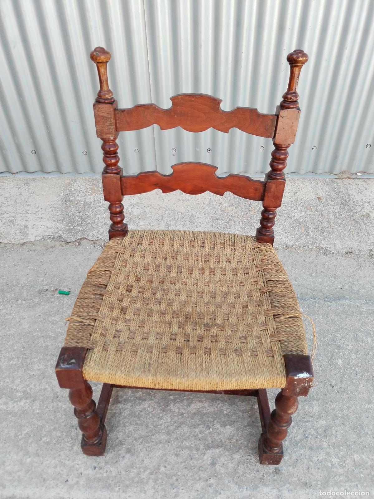Antig&uuml;edades: antigua silla de enea - Foto 5