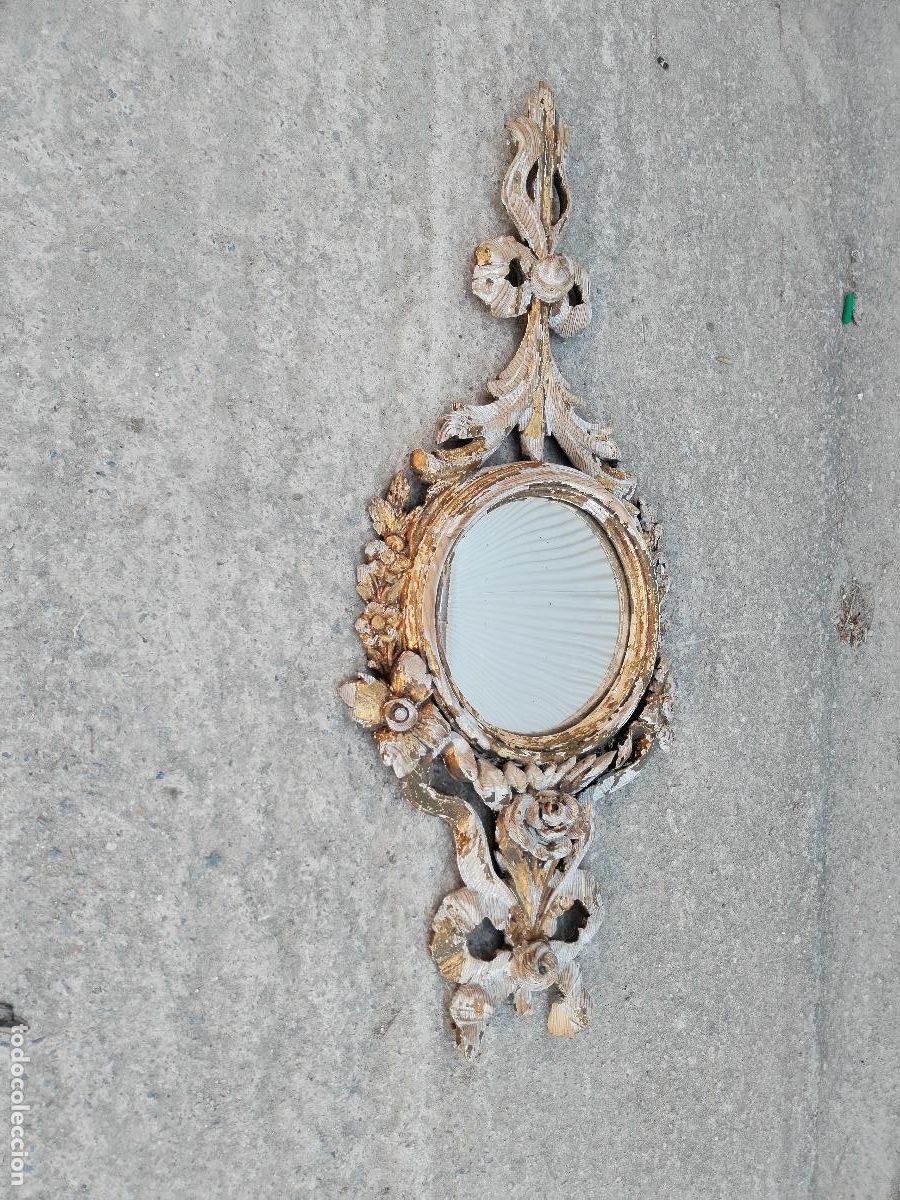 Antig&uuml;edades: espejo antiguo de madera - Foto 4