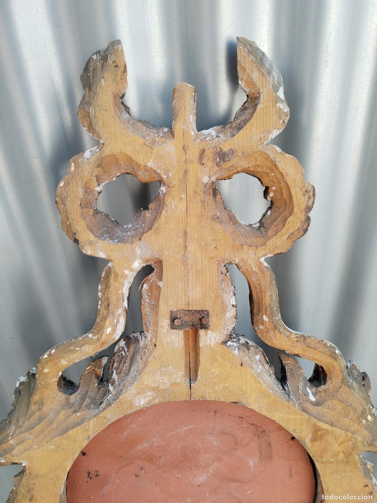 Antig&uuml;edades: espejo antiguo de madera - Foto 5
