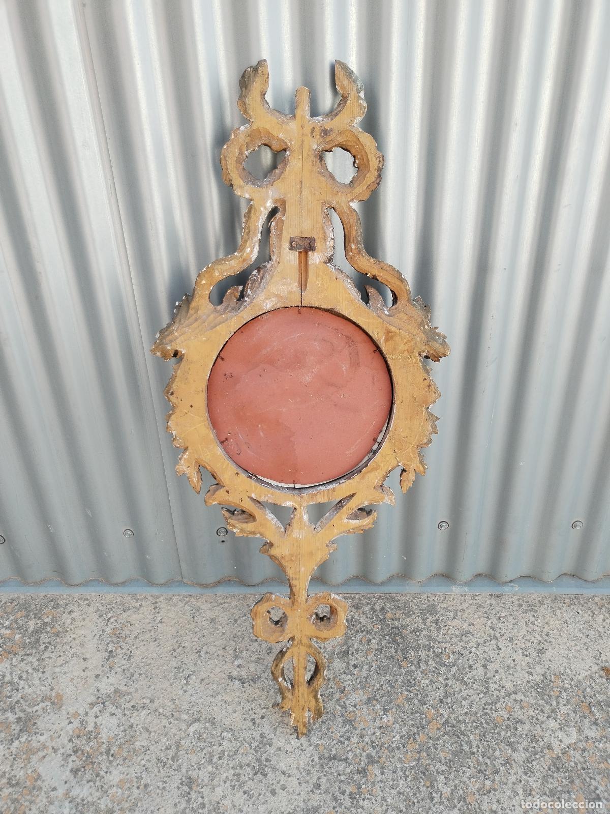 Antig&uuml;edades: espejo antiguo de madera - Foto 6