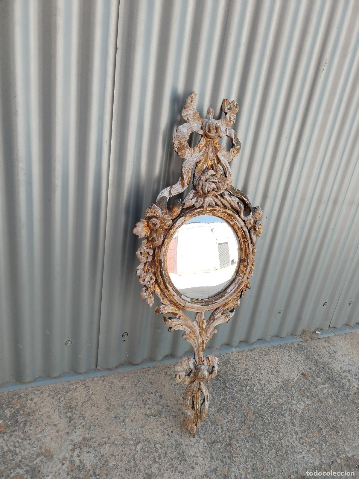 Antig&uuml;edades: espejo antiguo de madera - Foto 10