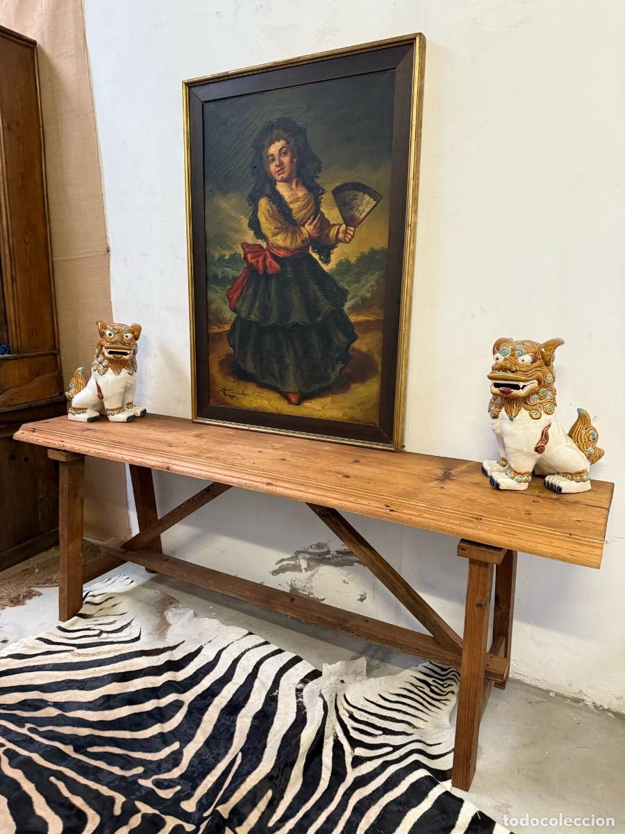 Antig&uuml;edades: Consola de gran tama&ntilde;o. - Foto 1