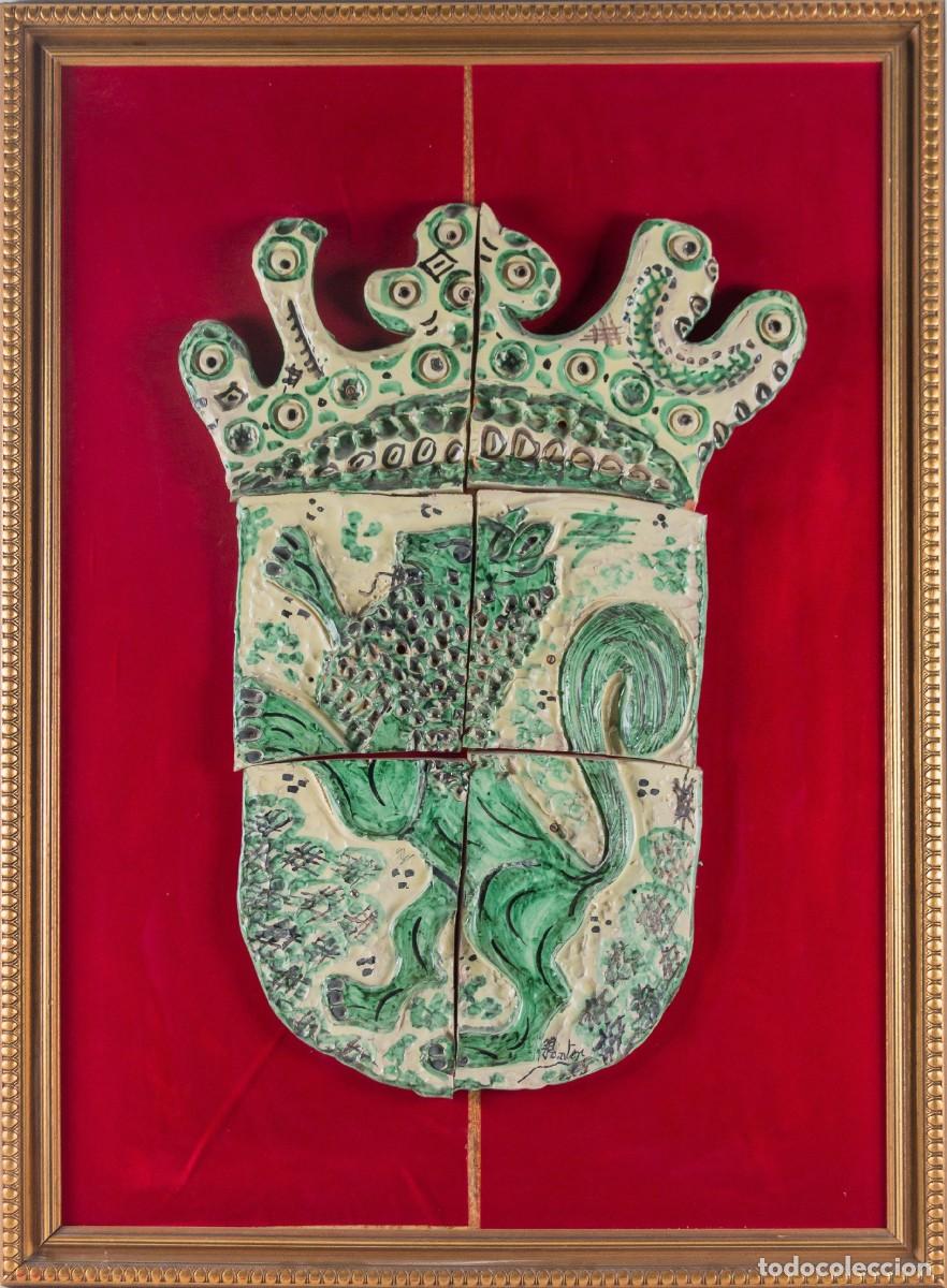 Antig&uuml;edades: Escudo de la provincia de Le&oacute;n, S. XX. - Foto 1