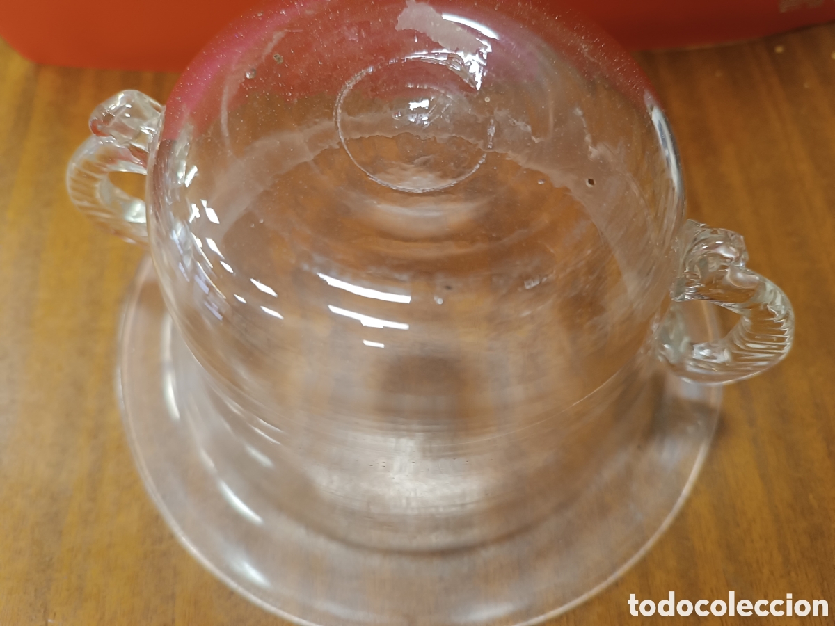 Antig&uuml;edades: Antiguo orinal infantil de cristal - Foto 7