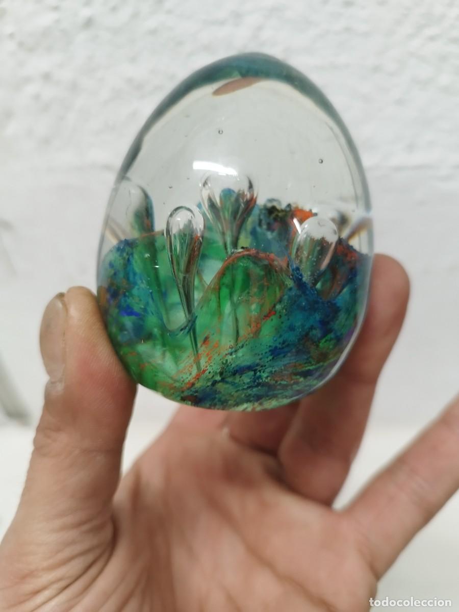 Antig&uuml;edades: Antiguo pisapapeles de cristal. - Foto 4