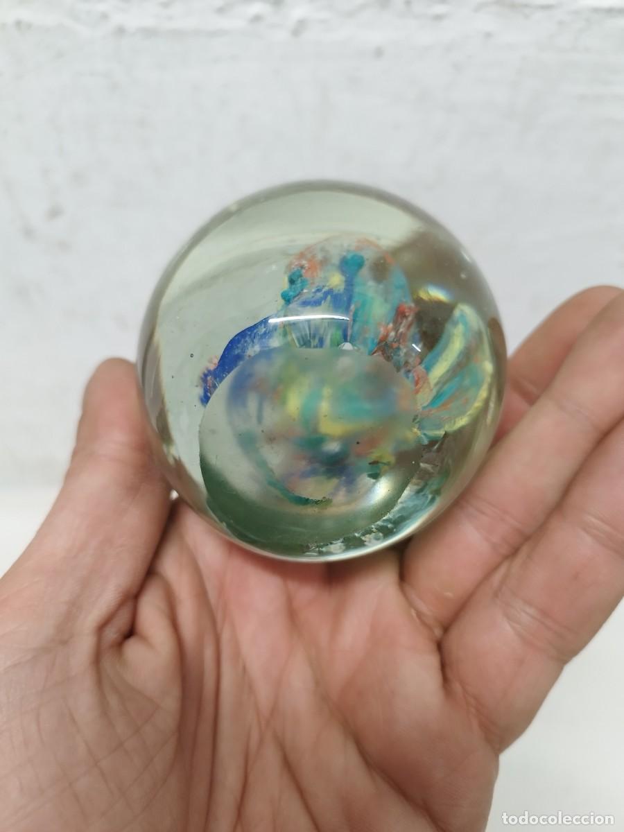 Antig&uuml;edades: Antiguo pisapapeles de cristal. - Foto 7