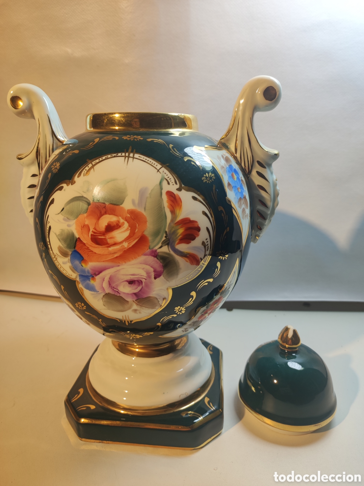 Antig&uuml;edades: Jarr&oacute;n de cer&aacute;mica esmaltada. - Foto 4