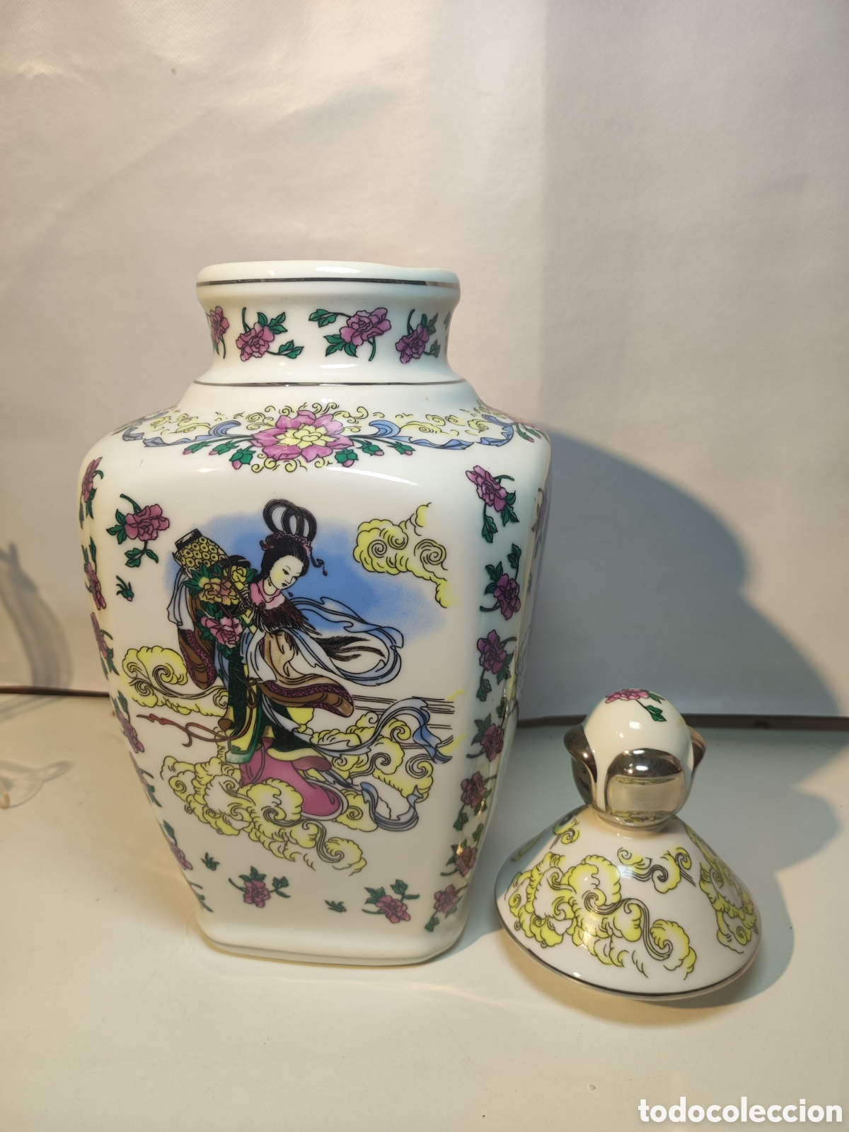 Antig&uuml;edades: Jarr&oacute;n de porcelana estilo oriental - Foto 4