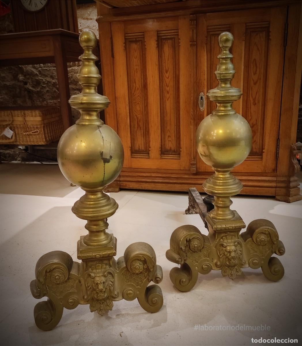 Antig&uuml;edades: Morillos antiguos de bronce - Foto 1