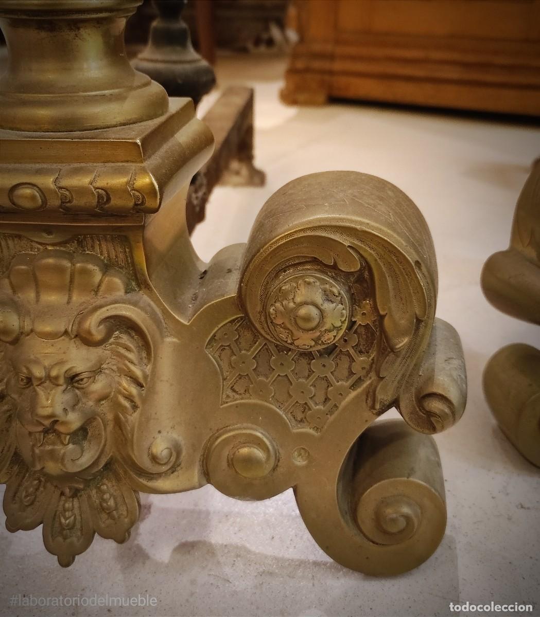 Antig&uuml;edades: Morillos antiguos de bronce - Foto 3