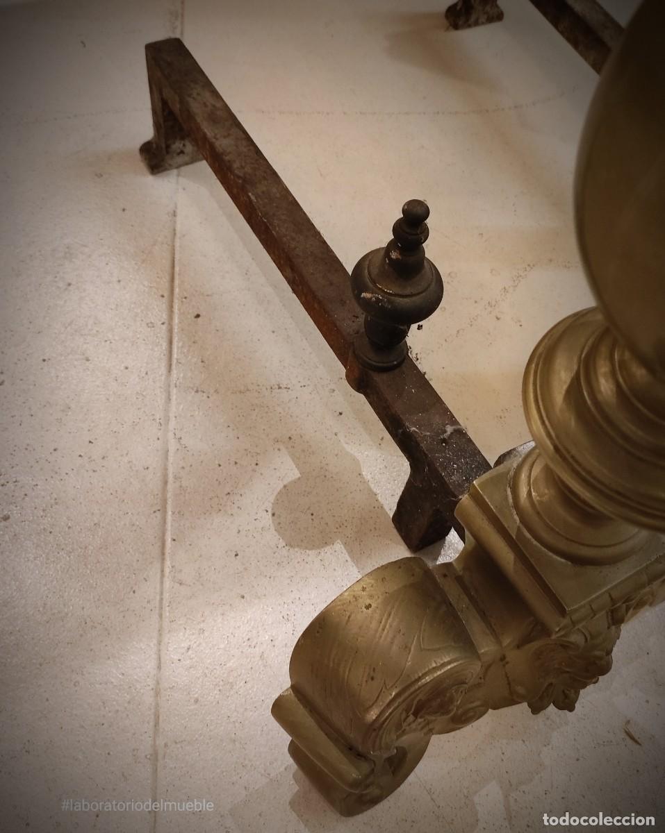 Antig&uuml;edades: Morillos antiguos de bronce - Foto 4