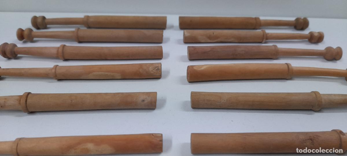 Antig&uuml;edades: BOLILLOS ANTIGUOS EN MADERA - Foto 4