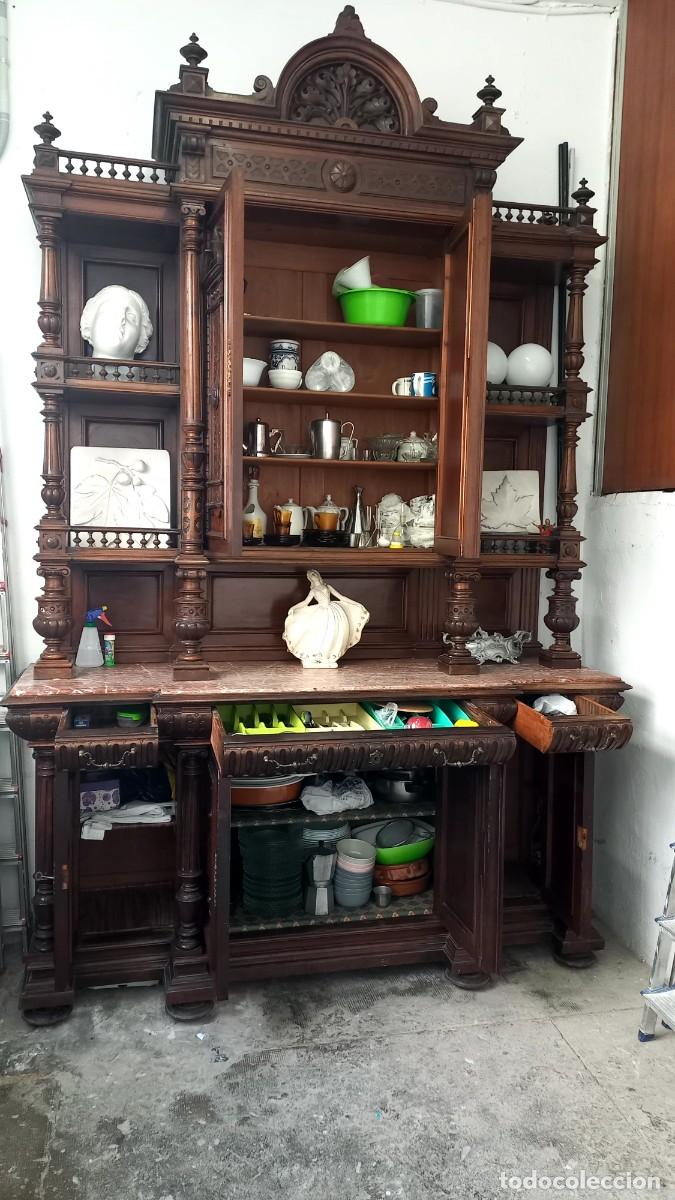 Antig&uuml;edades: GRAN APARADOR ALFONSINO con cornisa - Foto 4
