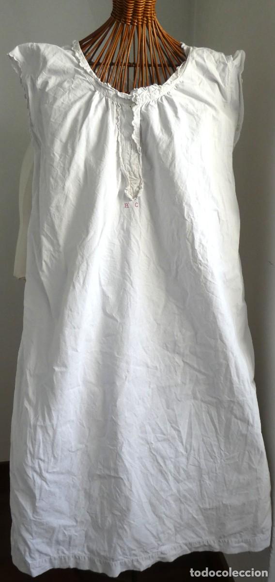 Antig&uuml;edades: ANTIGUO CAMIS&Oacute;N DE ALGOD&Oacute;N PPIO. S. XX - Foto 3