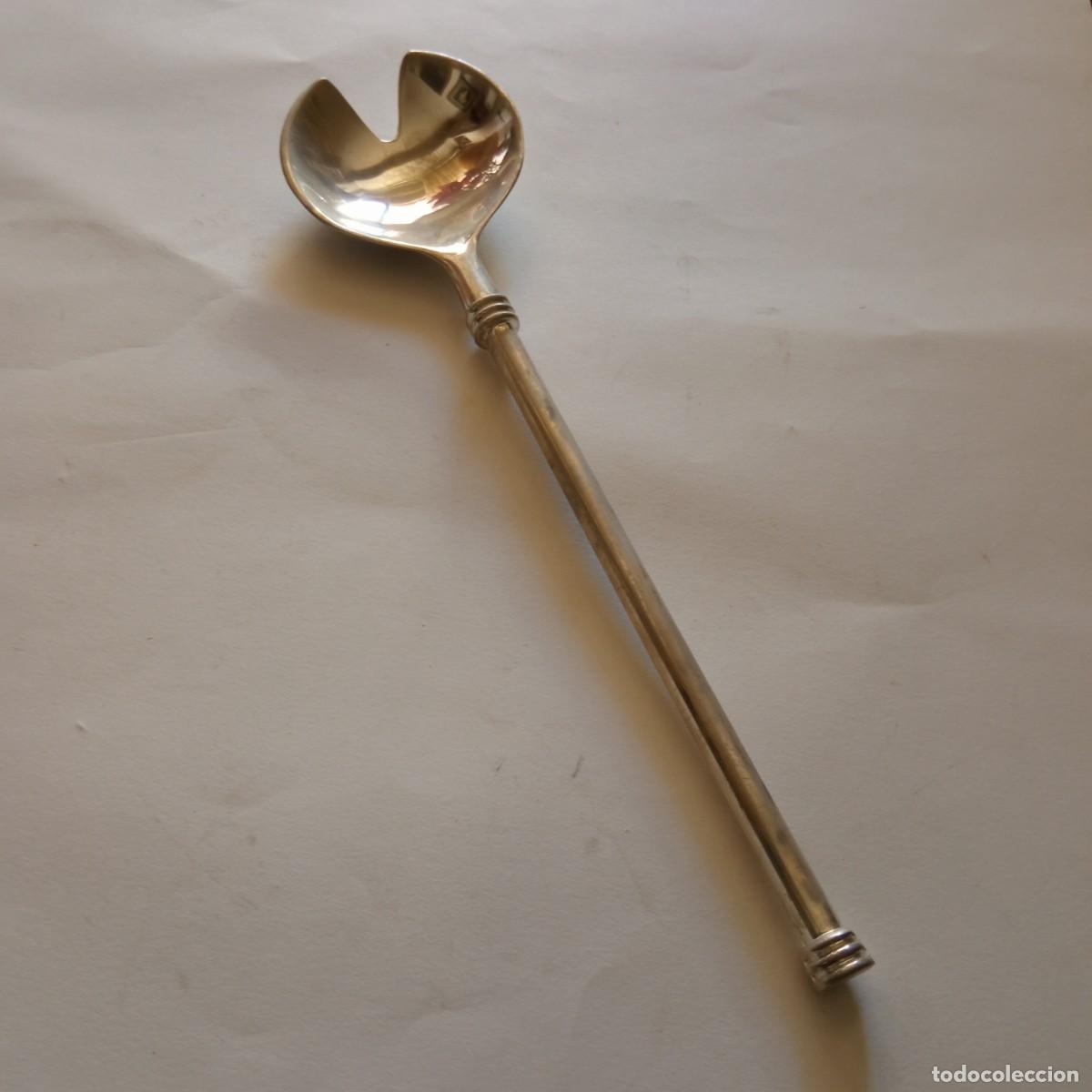 Antig&uuml;edades: Cuchara para servir ensaladas - Foto 1