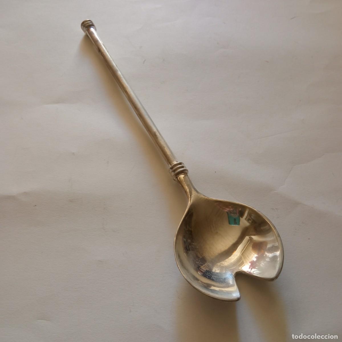 Antig&uuml;edades: Cuchara para servir ensaladas - Foto 2