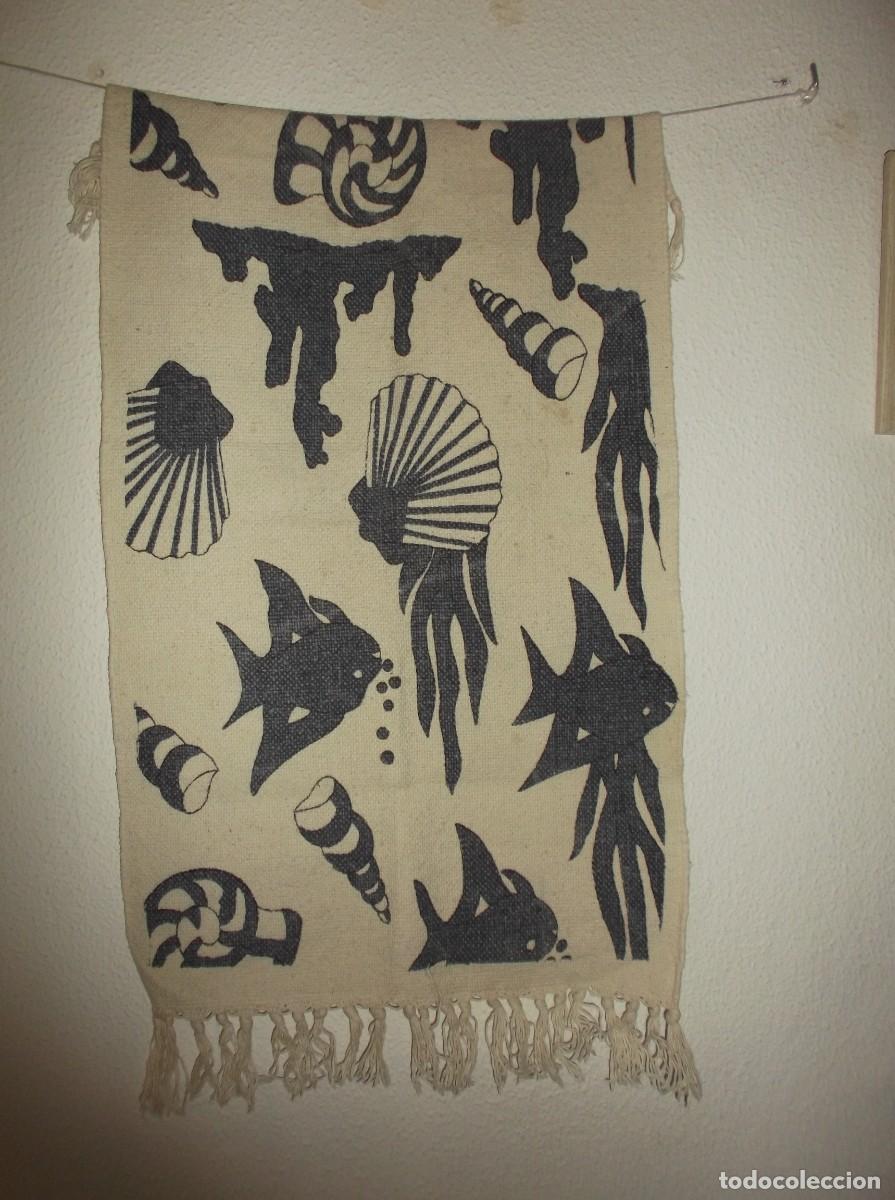 Antig&uuml;edades: ALFOMBRA DE ALGODON PARA CAMA. - Foto 1