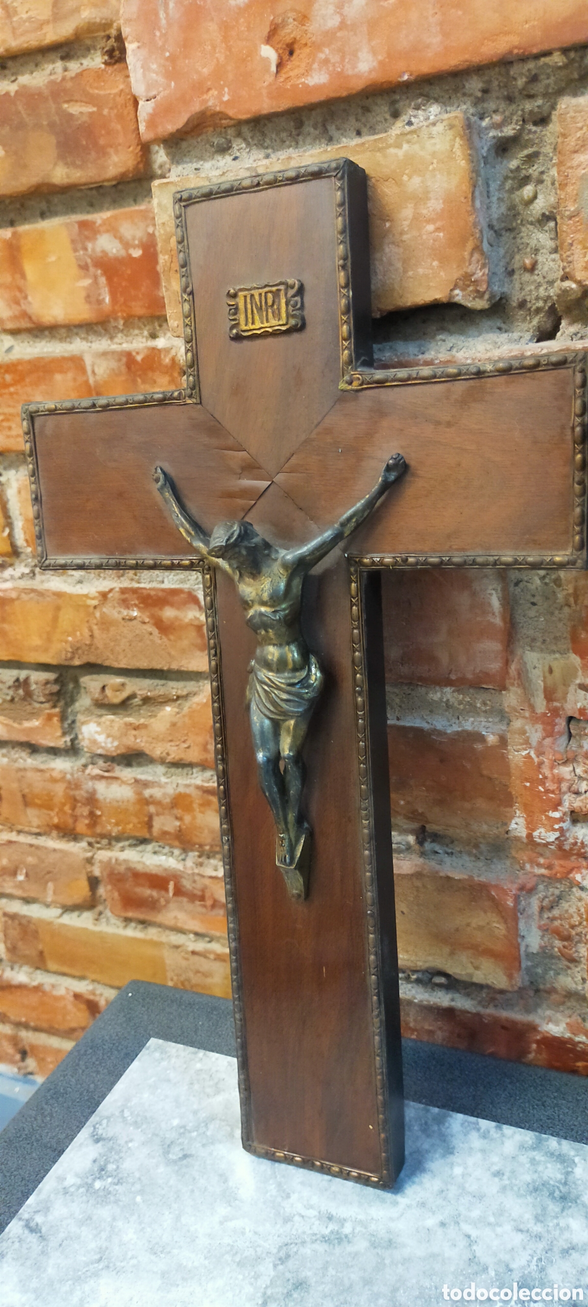 Antig&uuml;edades: 4 , crucifijos diferentes materiales - Foto 5