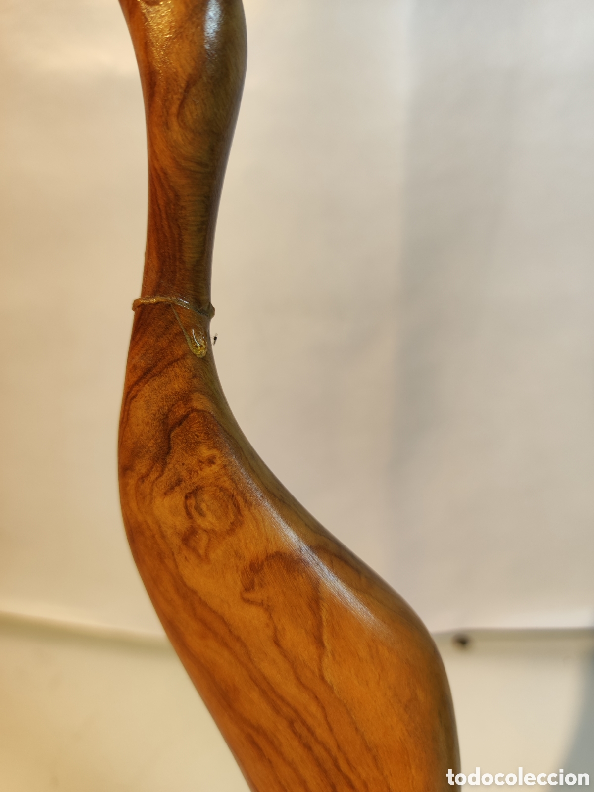 Antig&uuml;edades: Pareja de garzas de madera - Foto 4