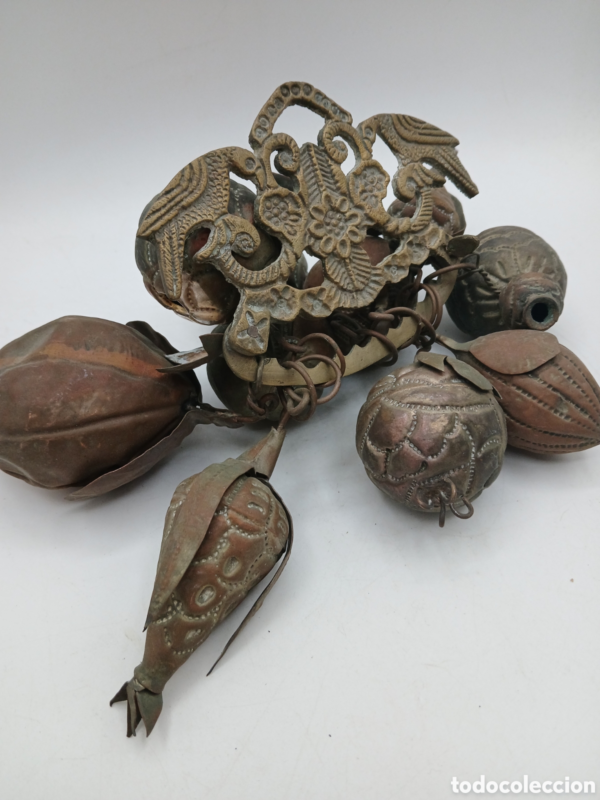 Antig&uuml;edades: Amuleto Penca de Balangadan. Bronce y lat&oacute;n - Foto 3