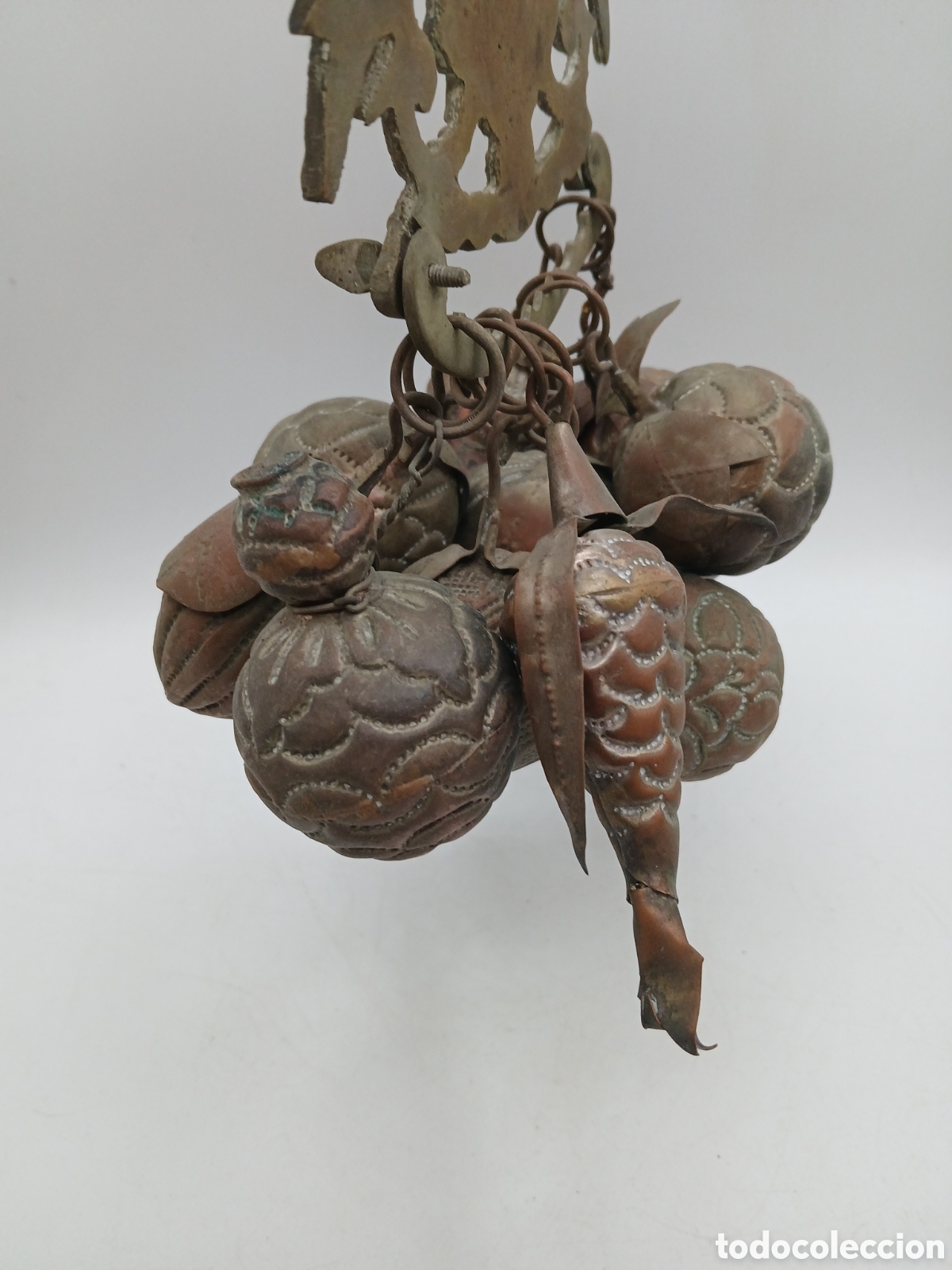 Antig&uuml;edades: Amuleto Penca de Balangadan. Bronce y lat&oacute;n - Foto 5