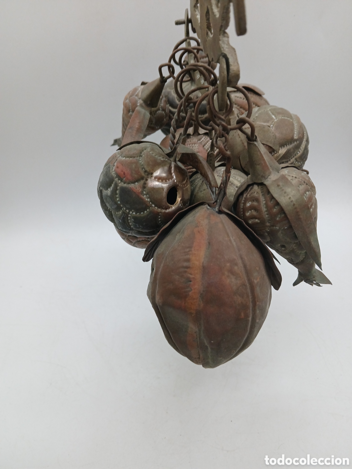 Antig&uuml;edades: Amuleto Penca de Balangadan. Bronce y lat&oacute;n - Foto 6