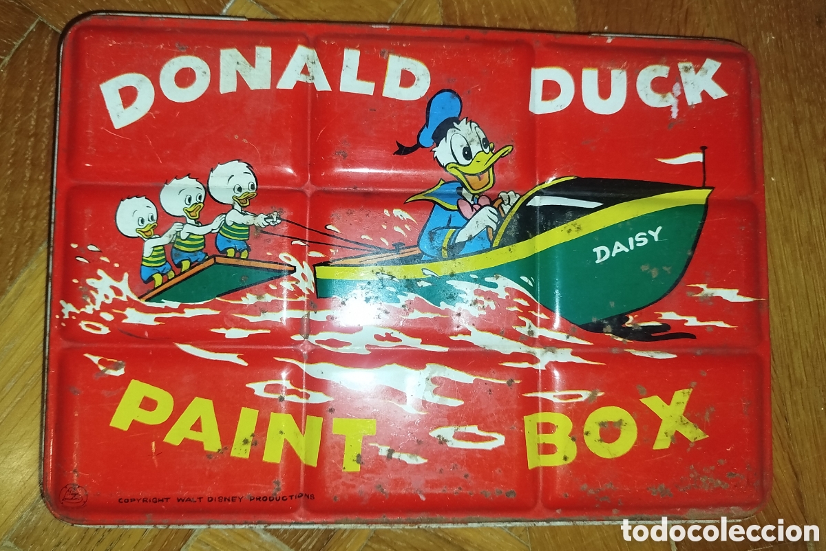 Antig&uuml;edades: Donald Duck Paint Box - Foto 1
