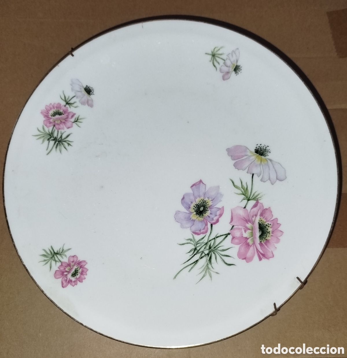 Antig&uuml;edades: Plato porcelana Limoges - Foto 1