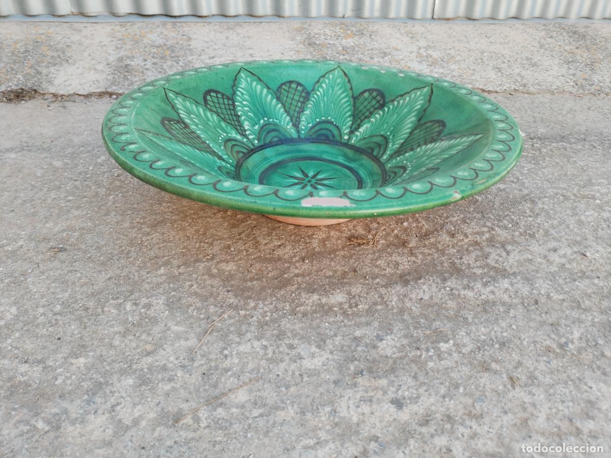 Antig&uuml;edades: lebrillo verde vintage - Foto 2