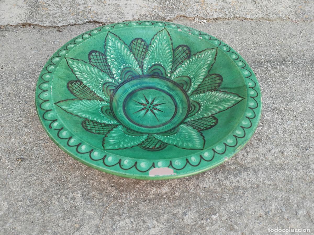 Antig&uuml;edades: lebrillo verde vintage - Foto 4