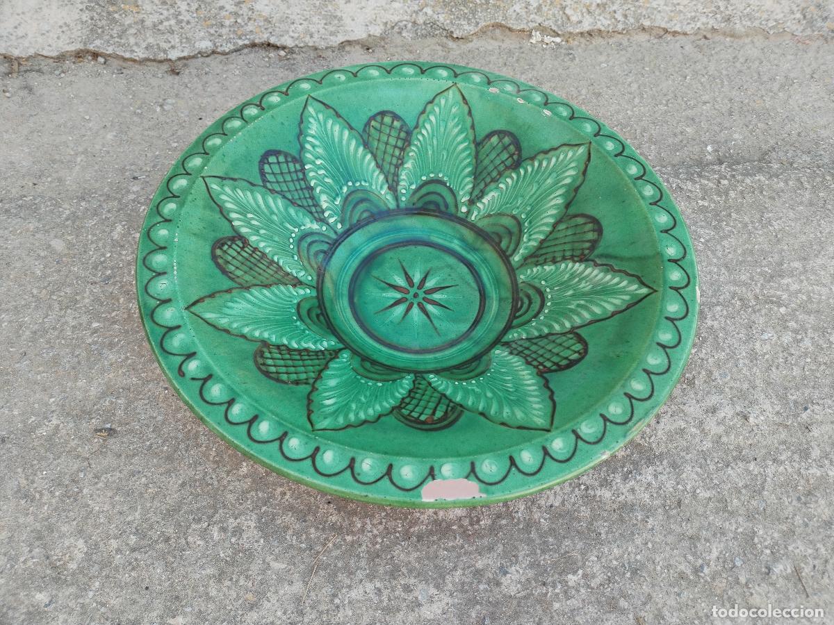 Antig&uuml;edades: lebrillo verde vintage - Foto 1