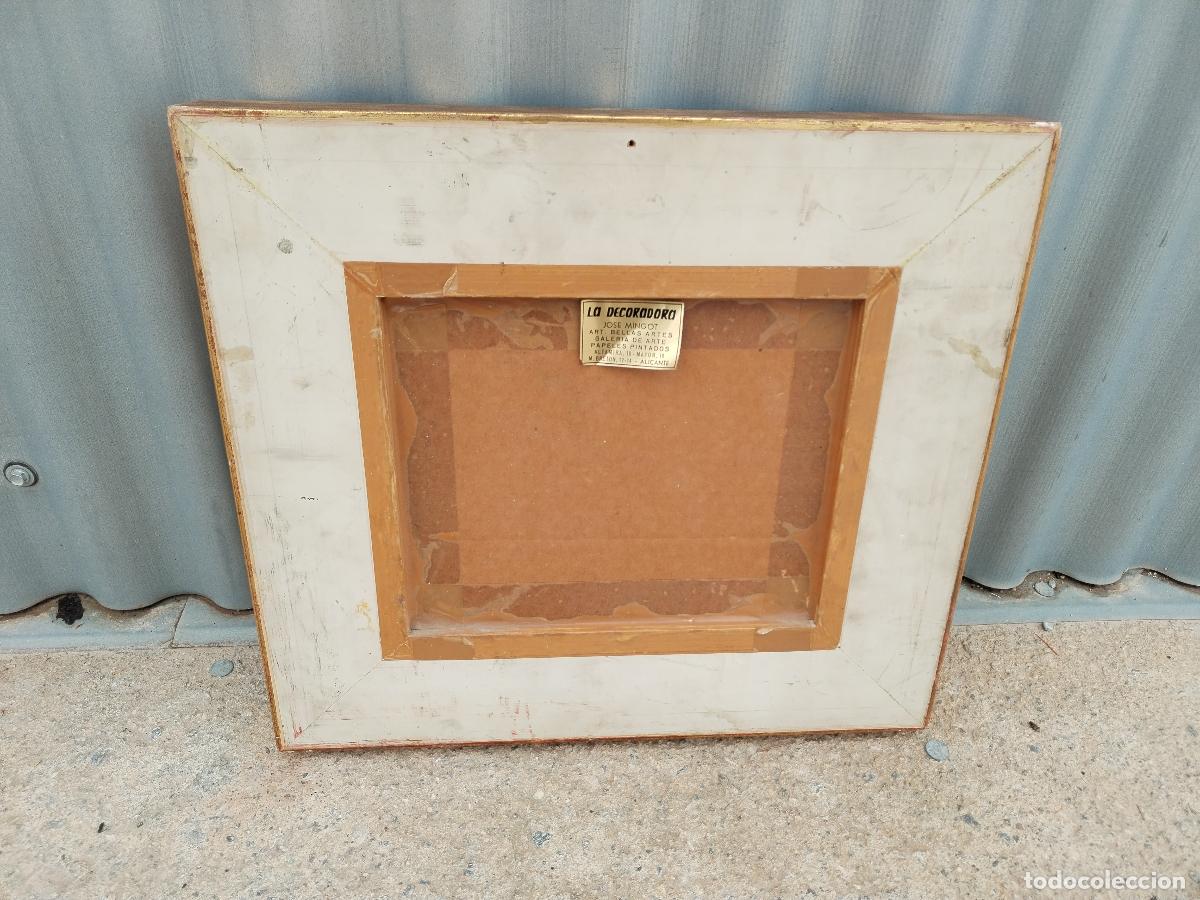 Antig&uuml;edades: marco de madera dorada - Foto 2