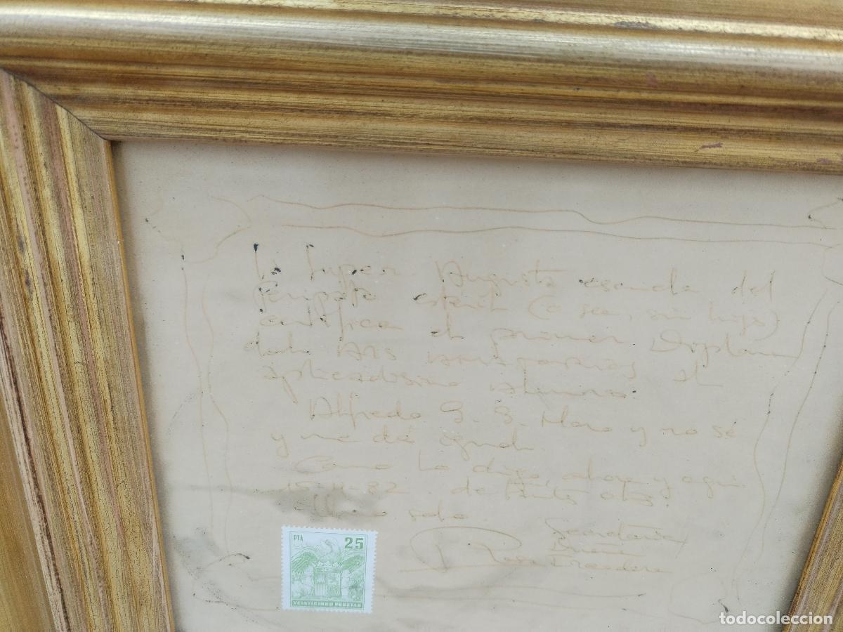 Antig&uuml;edades: marco de madera dorada - Foto 3