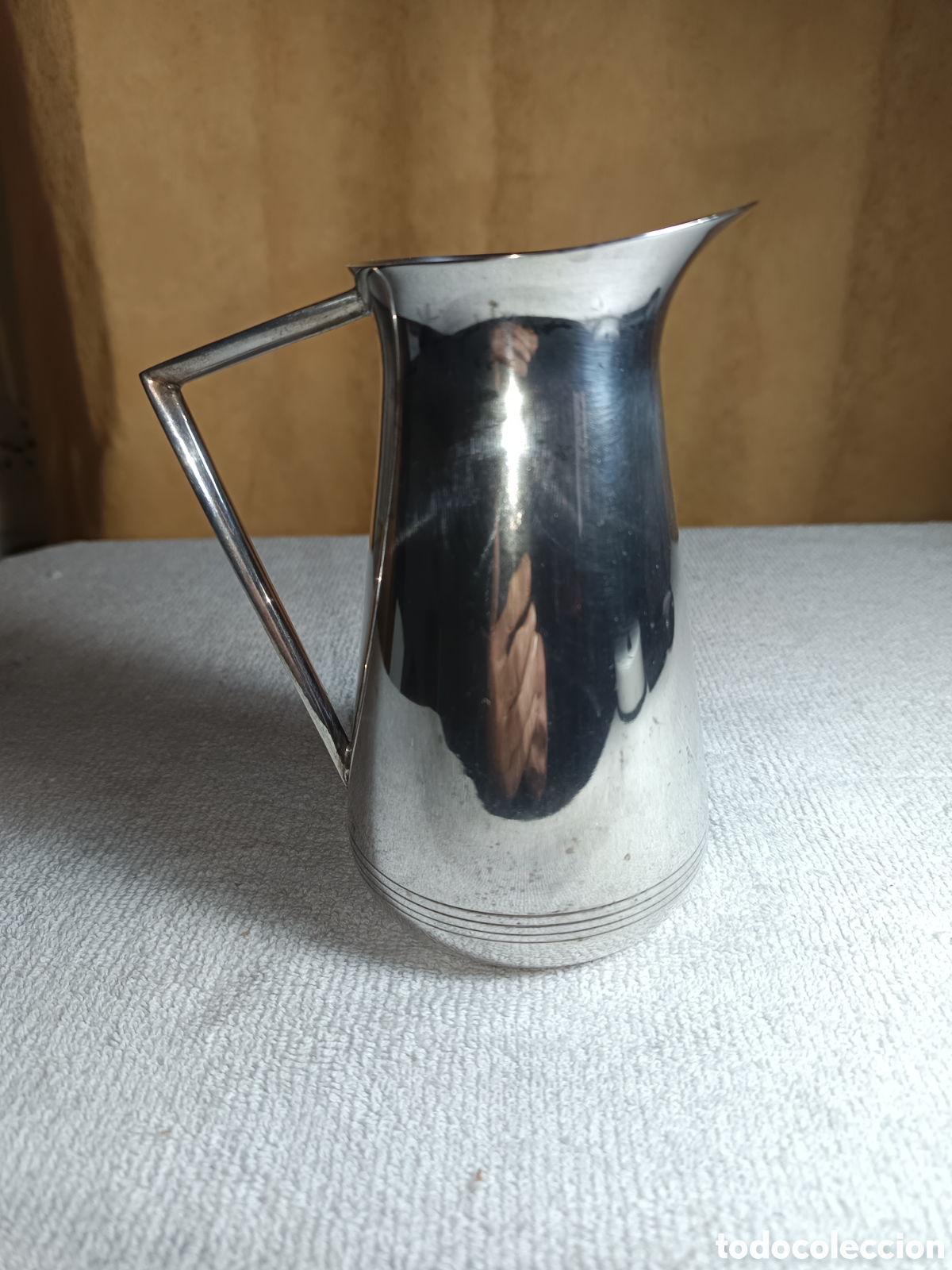 Antig&uuml;edades: jarra en alpaca plateada - Foto 3
