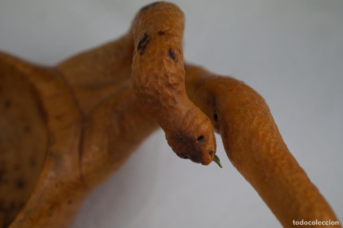 Antig&uuml;edades: Recipiente de madera de boj - siglo XX. - Foto 3