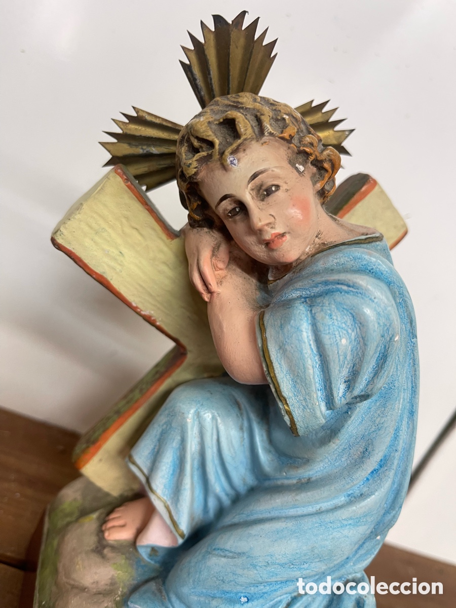 Antig&uuml;edades: Ni&ntilde;o Jesus con la Cruz - Foto 2