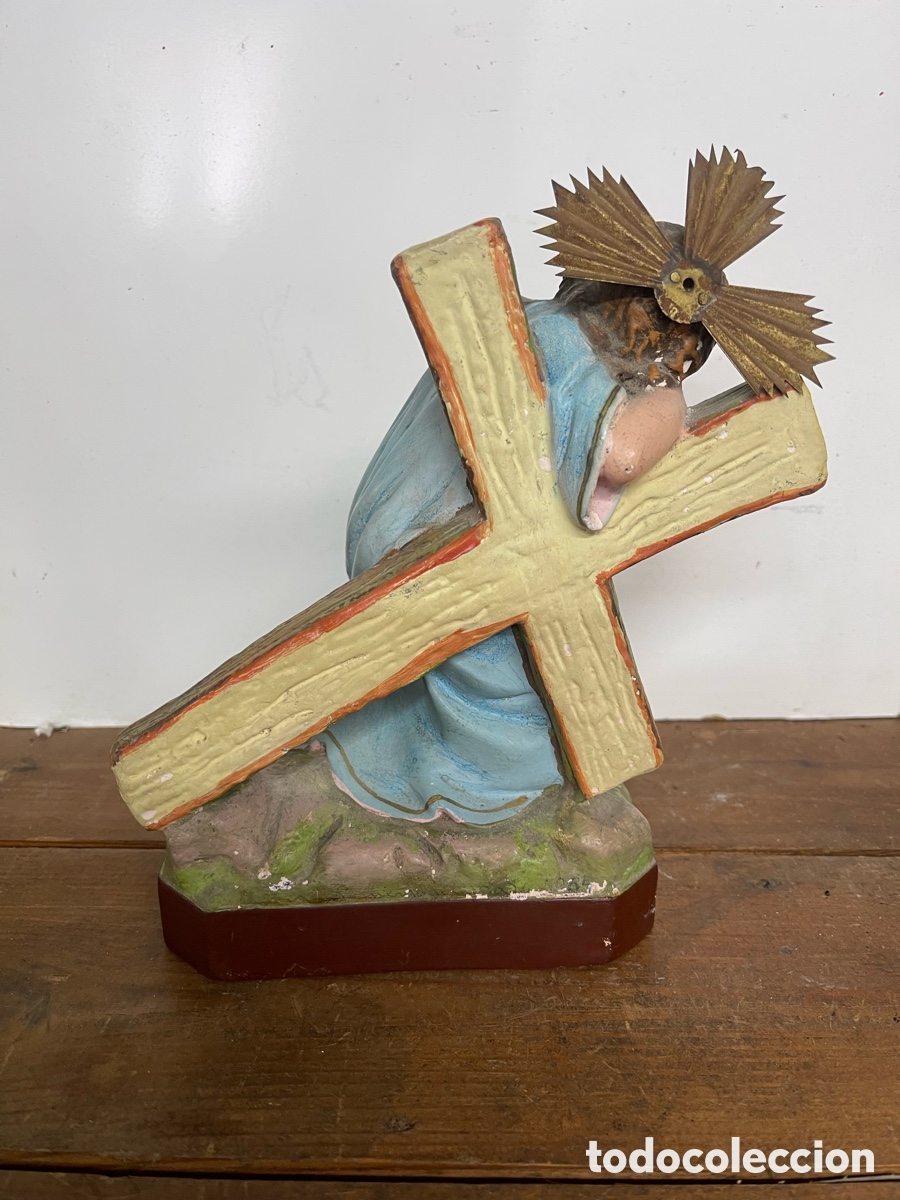 Antig&uuml;edades: Ni&ntilde;o Jesus con la Cruz - Foto 4