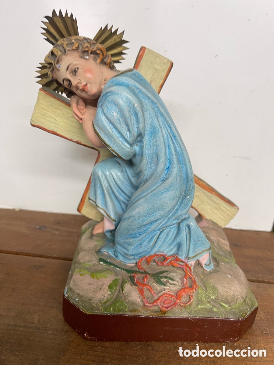 Antig&uuml;edades: Ni&ntilde;o Jesus con la Cruz - Foto 1