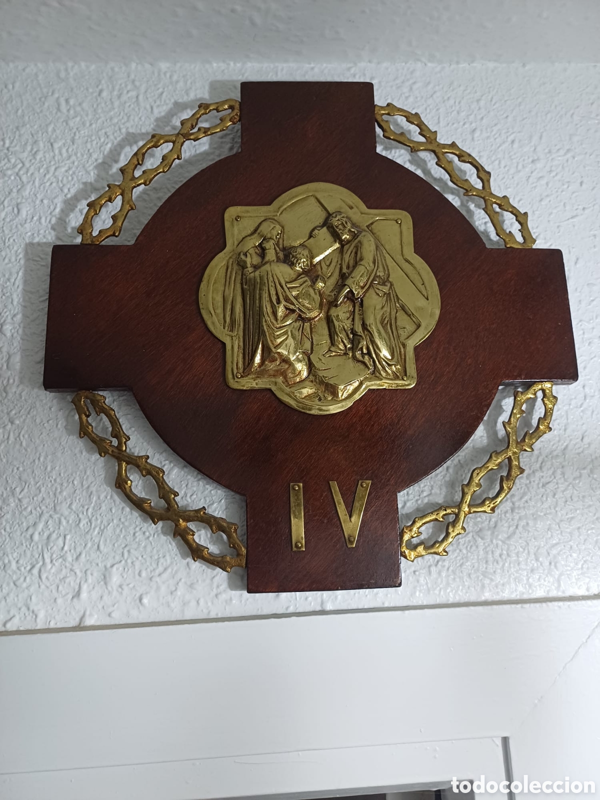 Antig&uuml;edades: Viacrucis de madera y bronce - Foto 4