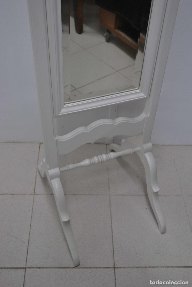 Antig&uuml;edades: ESPEJO VESTIDOR BLANCO - Foto 5