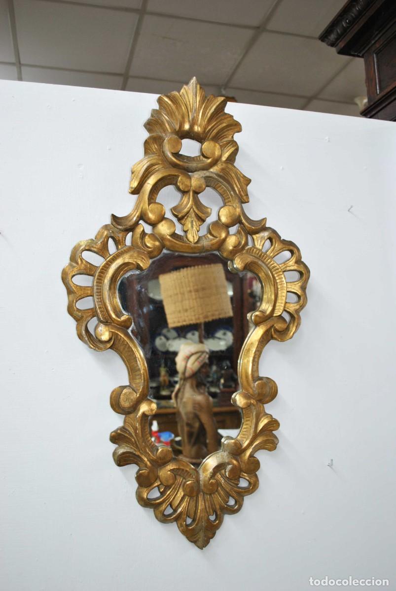 Antig&uuml;edades: ANTIGUO ESPEJO MARCO ORO - Foto 1
