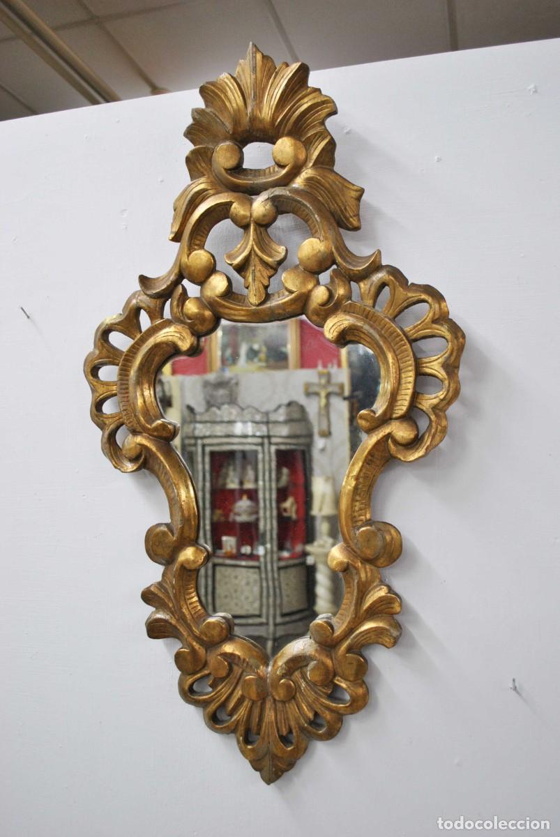 Antig&uuml;edades: ANTIGUO ESPEJO MARCO ORO - Foto 2