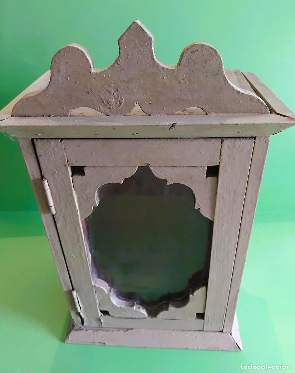 Antig&uuml;edades: Altar o capilla religiosa de madera y vidrio - Foto 2