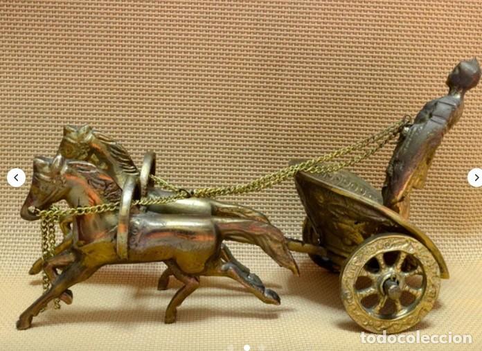 Antig&uuml;edades: BIGA ROMANA EN BRONCE - Foto 1
