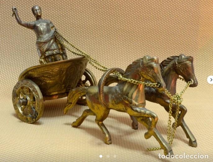 Antig&uuml;edades: BIGA ROMANA EN BRONCE - Foto 2