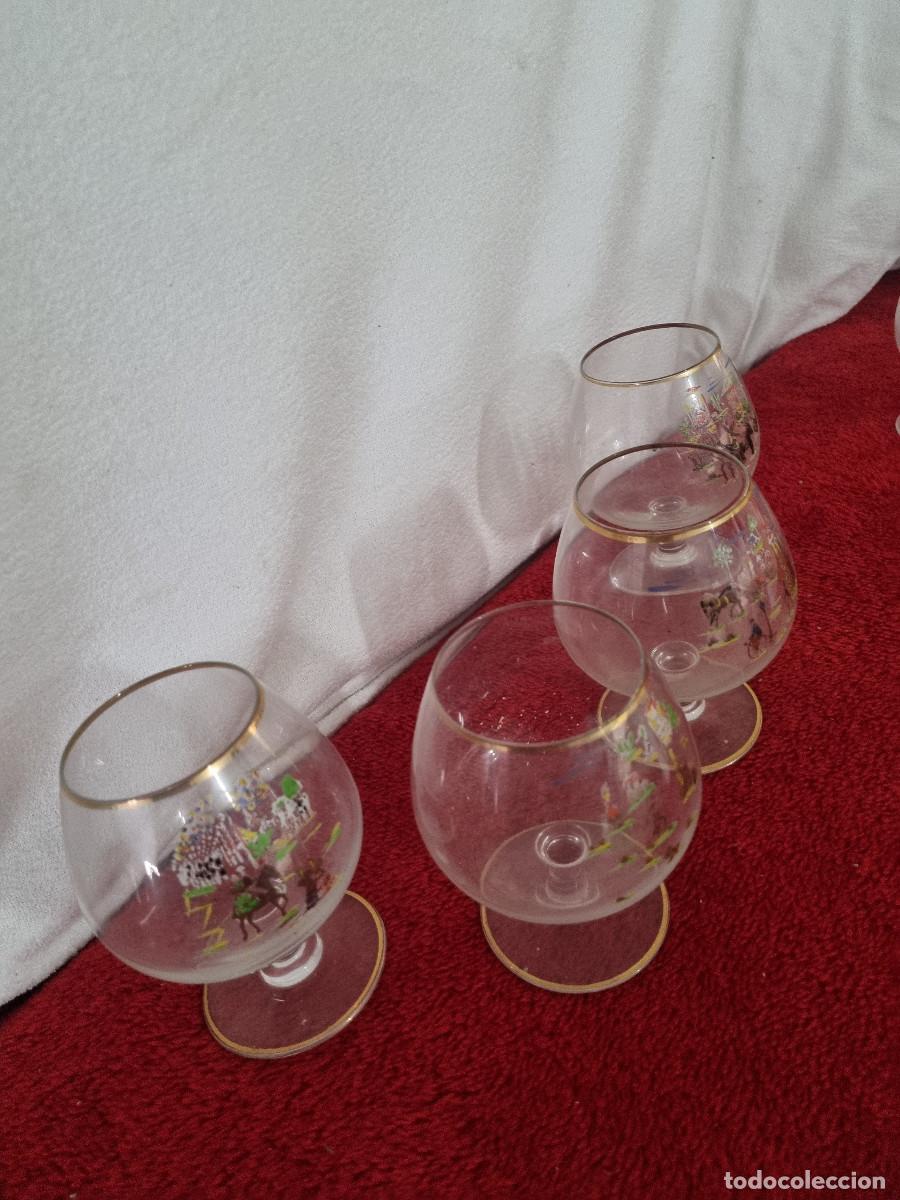 Antig&uuml;edades: 4 ANTIGUAS COPAS DE LICOR - Foto 7