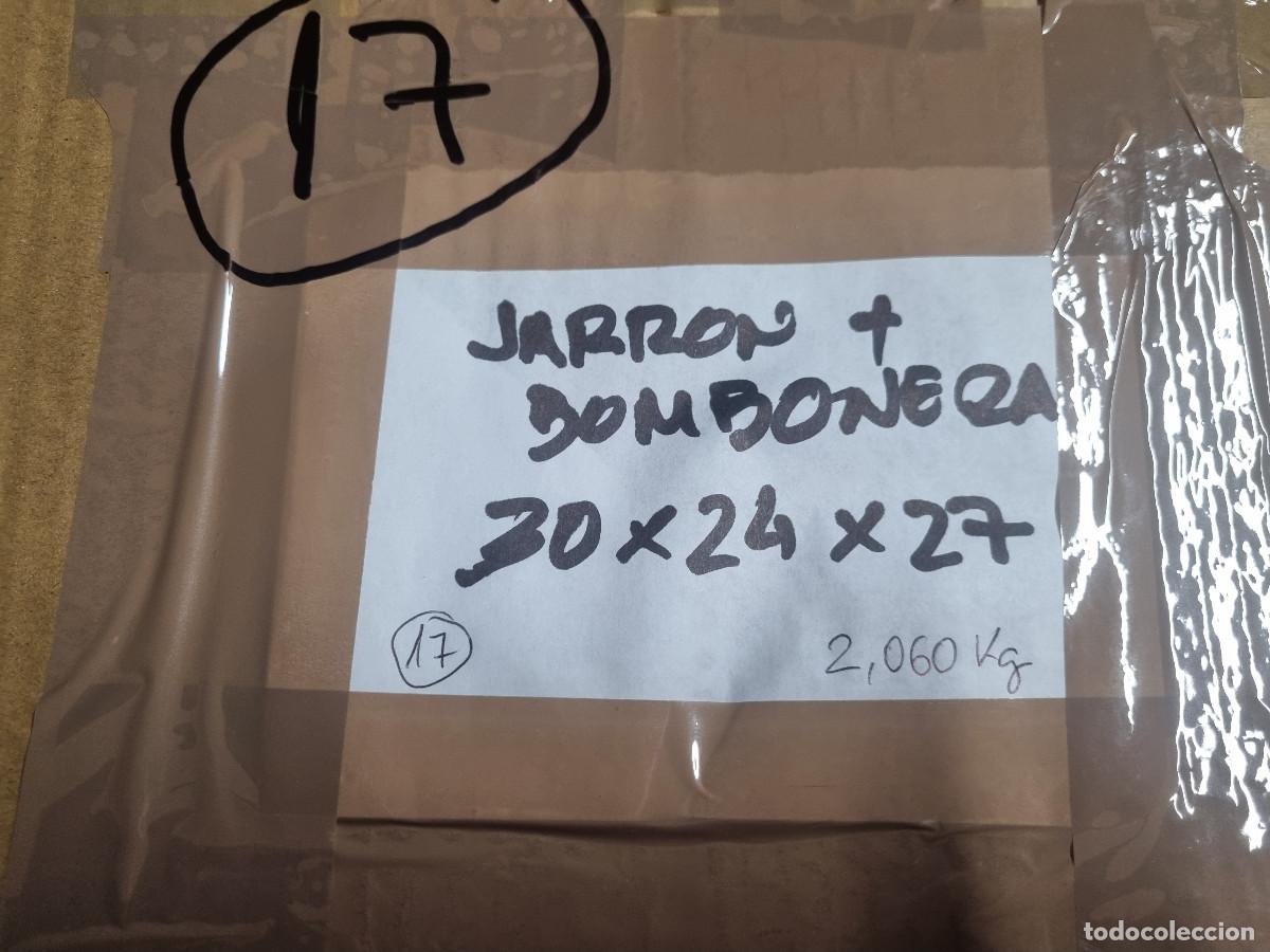 Antig&uuml;edades: PAREJA DE JARRONES CERAMICA ESMALTADA - Foto 6