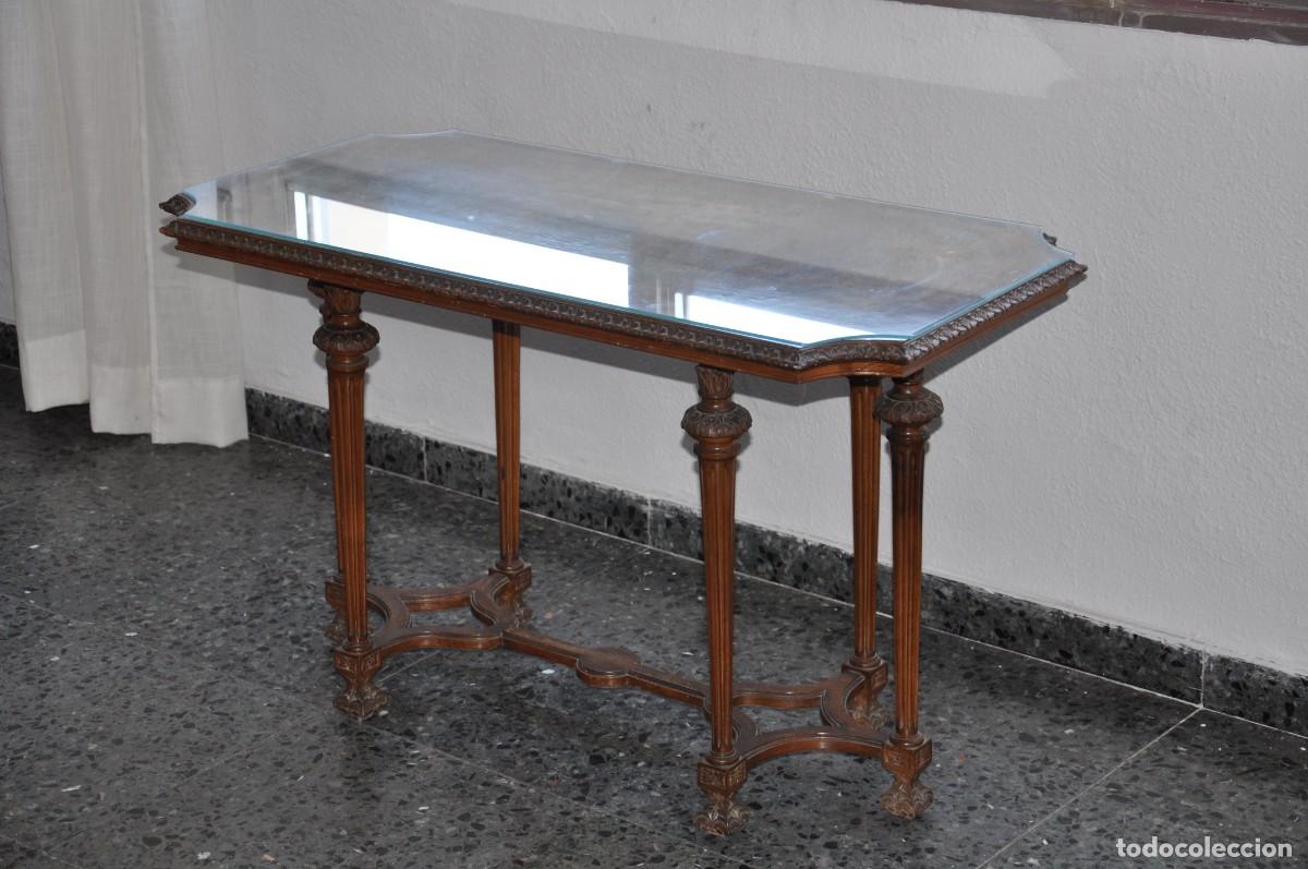 Antig&uuml;edades: mesa rectangular a&ntilde;os 50 - Foto 4