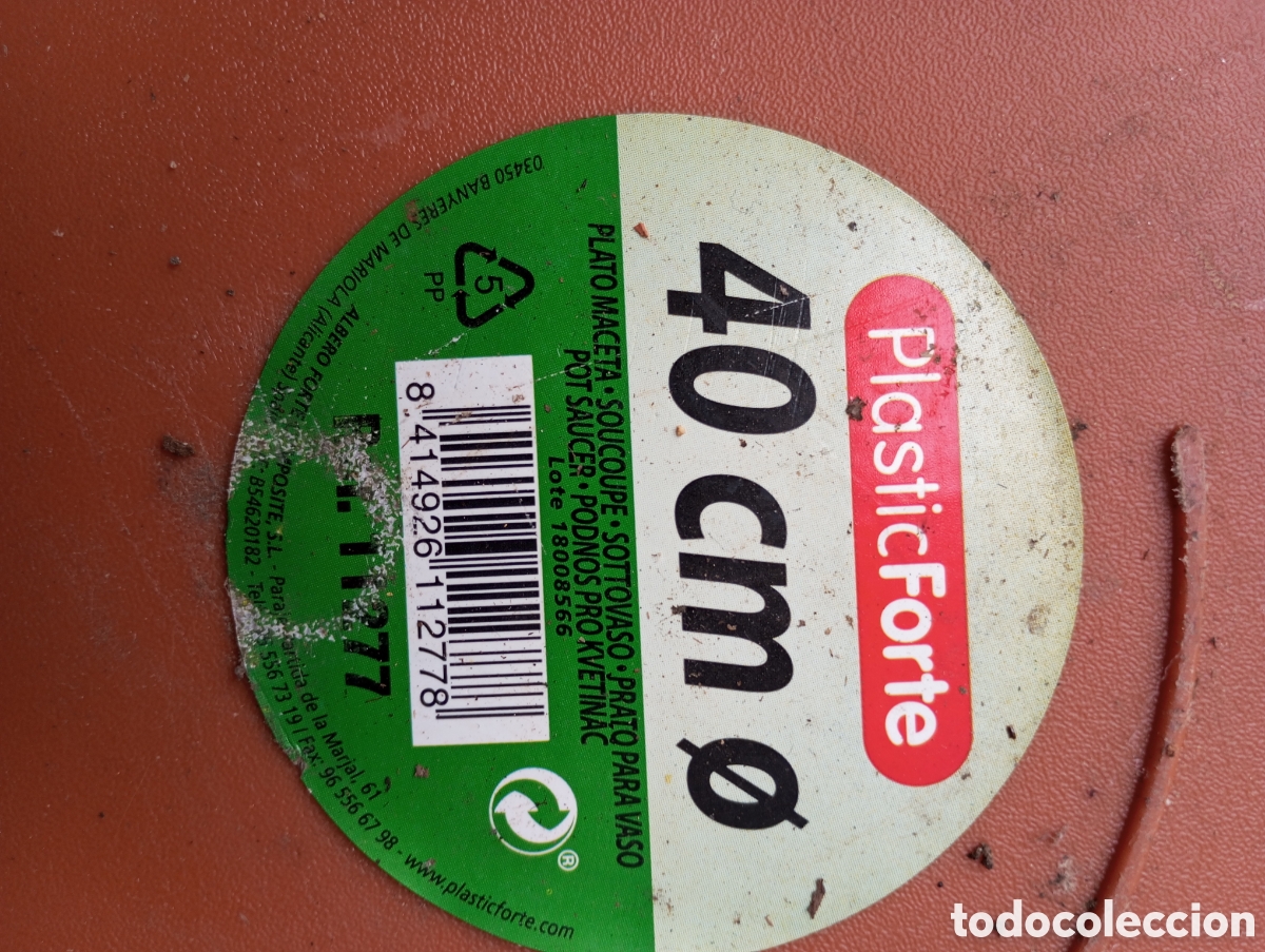 Antig&uuml;edades: 10 Platos para Macetas de pl&aacute;stico marr&oacute;n - Foto 2