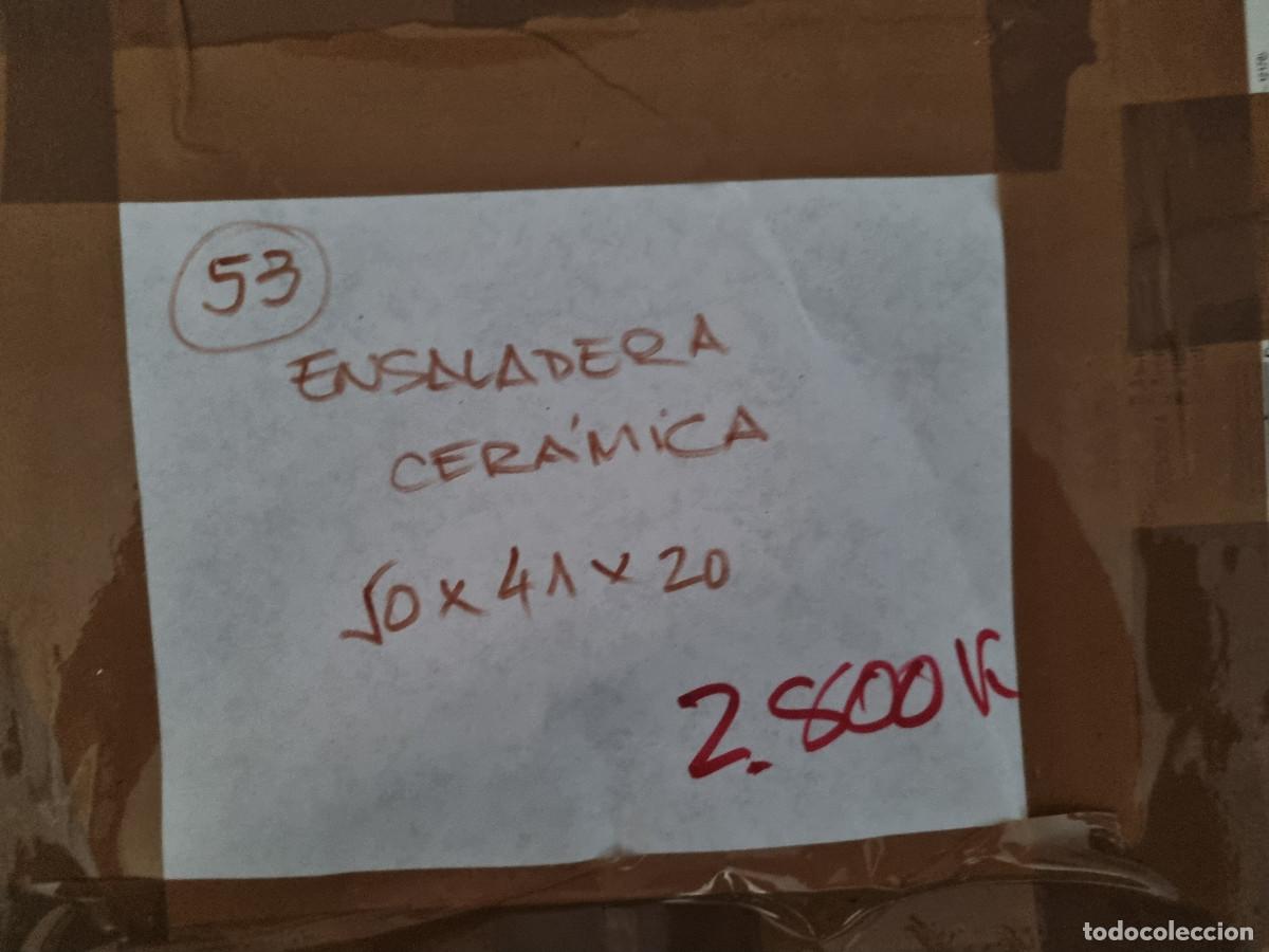 Antig&uuml;edades: CENTRO DE MESA CERAMICA ESMALTADA - Foto 12